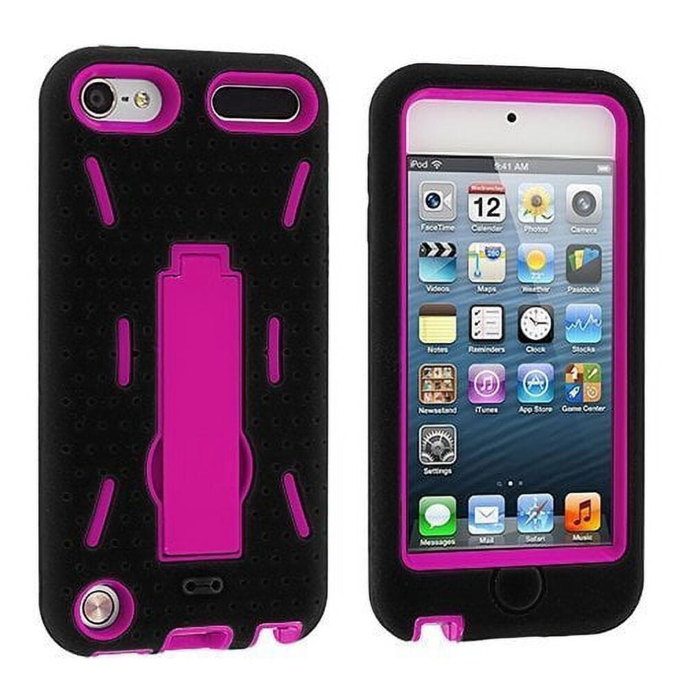 Hybrid Armor Kickstand Case For Ipod Touch 5Th And 6Th Gen 940684135516