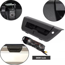 Car Tailgate Handle Backup Camera with Wire for F-150 2015-2017 FL3Z-9943400-BA FL3Z9943400AA Rear View Camera