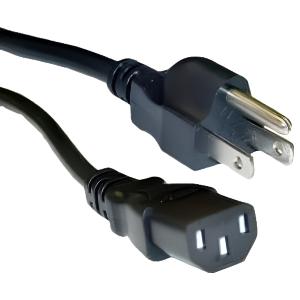 Samsung Lcd Tv Power Cord 3-Prong 6 Ft 940684136360