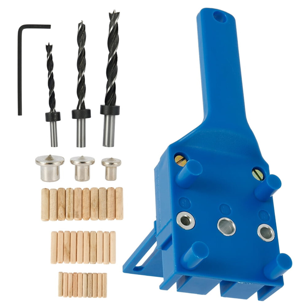 Ghojet Woodworking Dowel Jig Kit 44 Pcs 972745986966