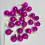 Hot Pink Shatterproof Plastic Christmas Ornaments 24 pcs 1