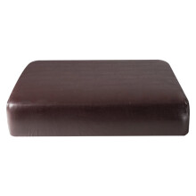 Sofa seat cushion cover PU leather solid color stretch fit