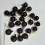 Christmas Ball Pendant Set Black Shatterproof Plastic 24 pcs 1