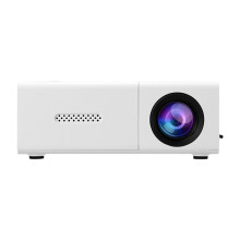 Mini proyector 1080P Full HD, proyector de películas portátil con pantalla, compatible con TV Stick Smartphone HDMI USB, Bluetooth mejorado, para
