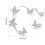 Butterfly Ear Cuffs Silver 1 Pair 7