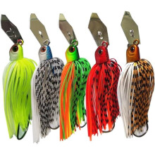 Spinning Fishing Bait Black 12g 5 Pieces