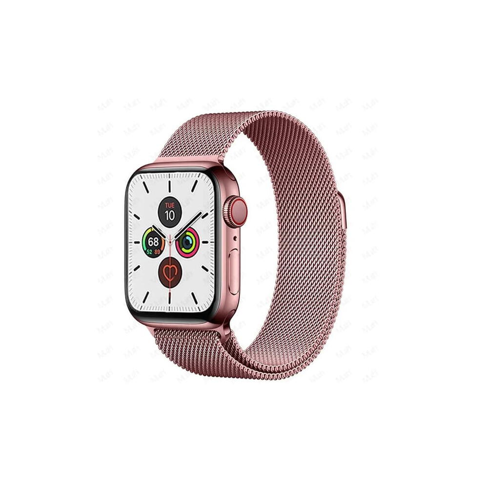 Milanese Loop Watch Band For Apple Watch 49Mm To 38Mm Rose 962125906196