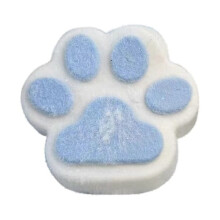 Blue handmade taba squishy cat toy giant paw 1 piece