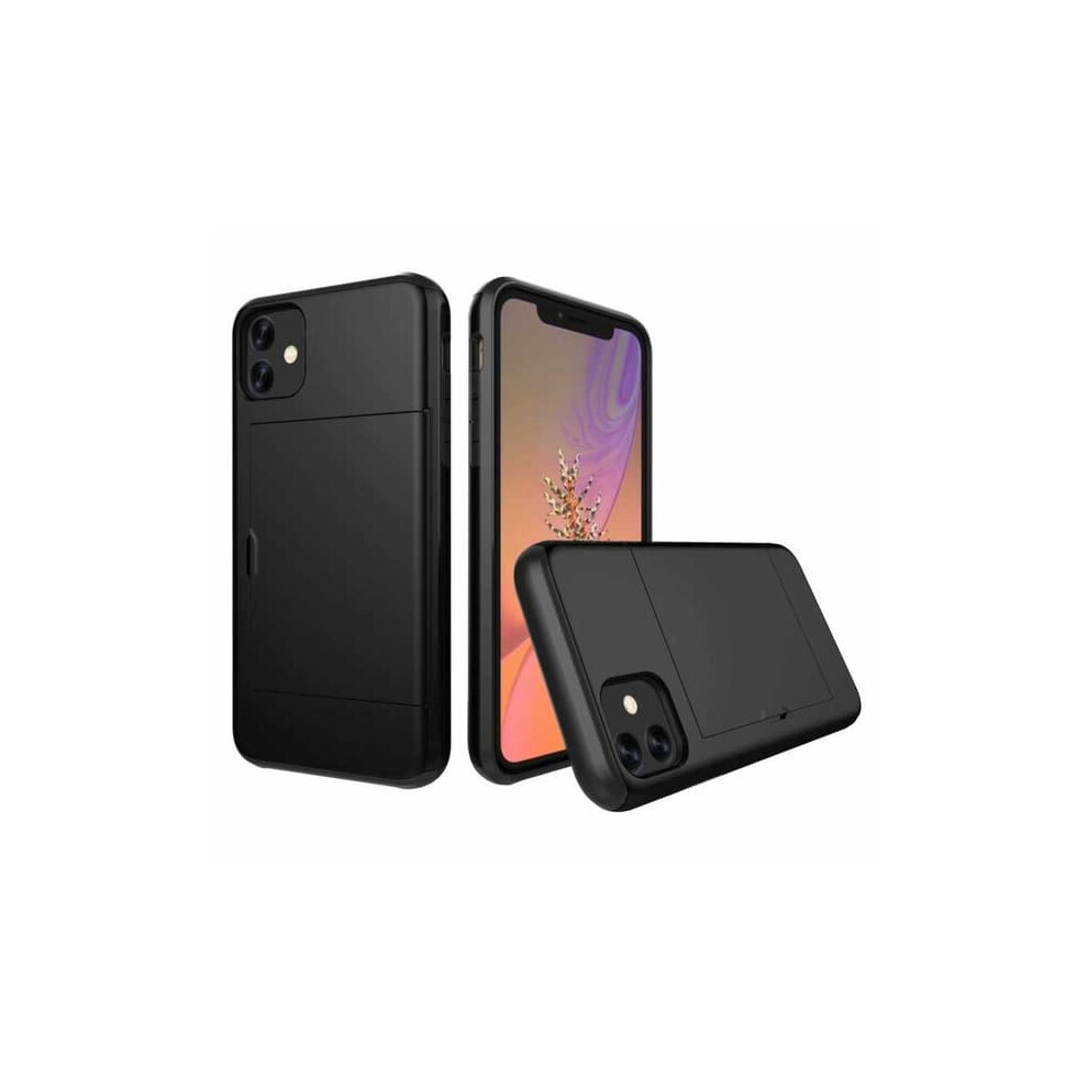 Iphone 11 Pro Max Shockproof Case With Card Slot Black 962125370447