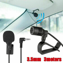 External Stereo Microphone 3.5mm Jack for Phone Laptop Car