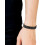 Stainless Steel Link Bracelet with Petit Piqué Pattern 2