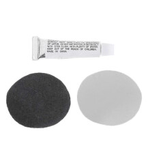 PVC inflatable air mattress repair kit with patches and glue
