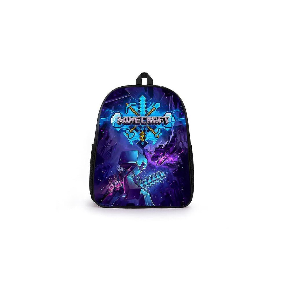 Minecraft printed school backpack large capacity