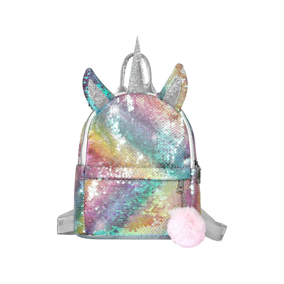 Unicorn Sequin Backpack for Girls, School and Travel, 1 Pack