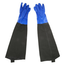 Rubber Gloves Waterproof Chemical Resistant 1 Pair