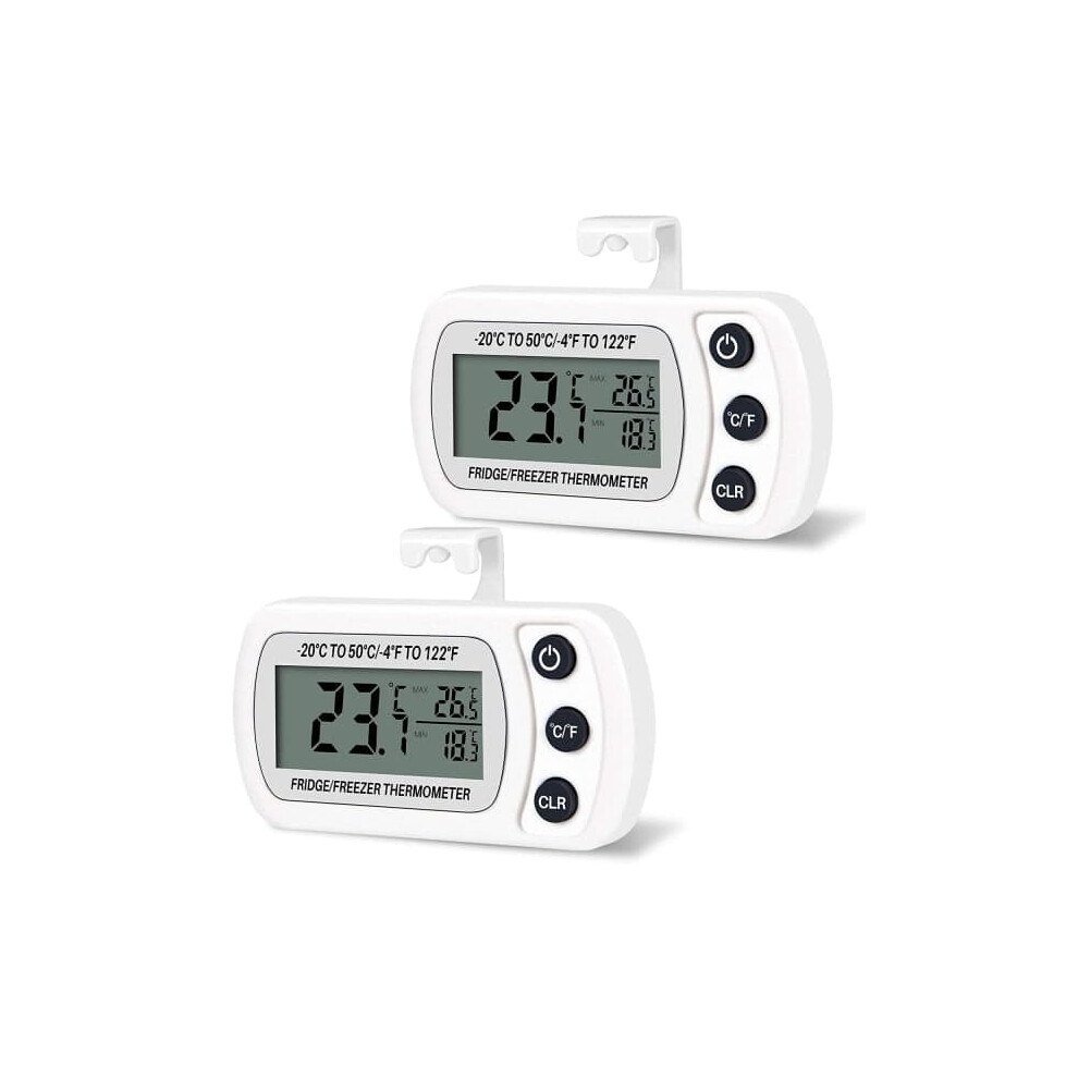 Digital Fridge Freezer Thermometer With Hook 962125374100