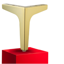 4 ks kovových nábytkových nohou, 4 ks trojúhelníkových nábytkových nohou o průměru 10 cm pro pohovku, skříňku, konferenční stolek,