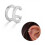 Helix piercing earring cuff no-piercing silver 1