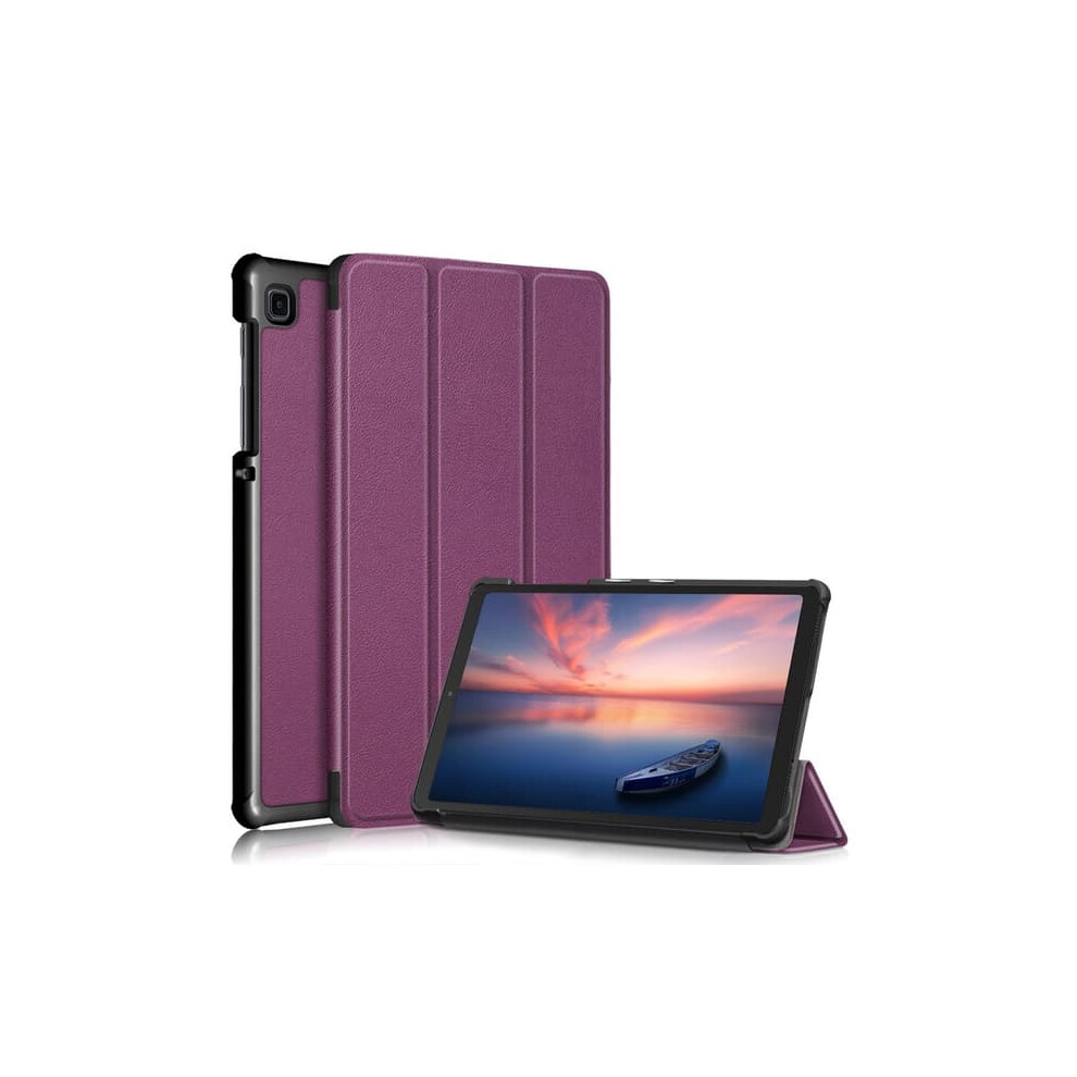 Samsung Galaxy Tab A7 Lite 8.7 Tri-Fold Leather Case Purple 962125371321