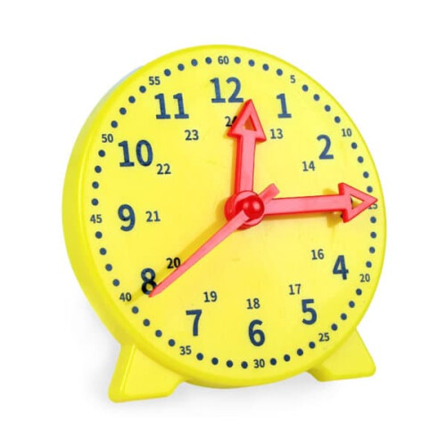 Educational Clock for Preschool Learning Hours Minutes