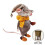 Felted Mouse Kit Handmade Christmas Decoration 1 Set 1