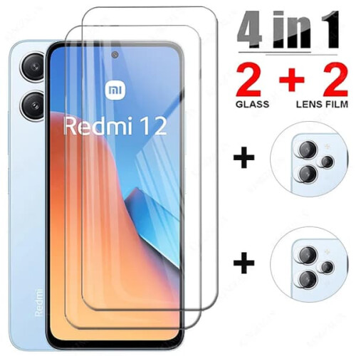Tempered Glass Screen Protector for Xiaomi Redmi 12 5G Full