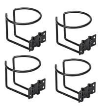 Boat Cup Holders Stainless Steel 4pcs Black