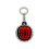 Fiat keychain emblem logo red metal 1