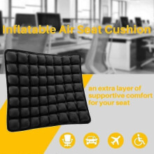 Air cushion inflatable seat for car office wheelchair
