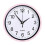 Silent Wall Clock Large Numbers Round Light Pink 1