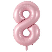 Pink Number 8 Balloon 102 cm