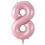 Pink Number 8 Balloon 102 cm 1