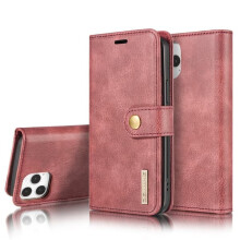 DG.MING magnetic wallet for iPhone 13 Mini red 2-in-1