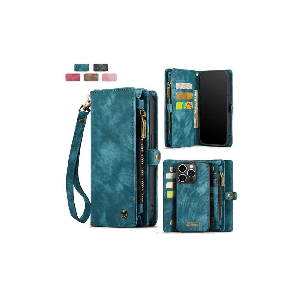 2-In-1 Wallet Case For Iphone 16 And Samsung Â Blue 900223009791
