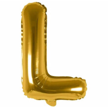 Gold Letter Balloon 80 cm Large