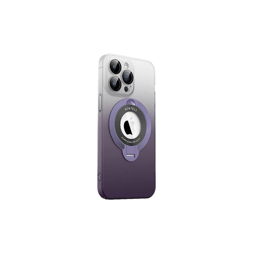 Voero Shockproof Iphone 15 Pro Case With Magsafe Stand Purple 900223020949