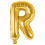 Letterballon Goud 80cm Groot R 1