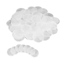 Capiz shells round natural white 2 inch 60 pcs
