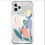 iPhone 13 mirror glass with tulip design silver one size 5
