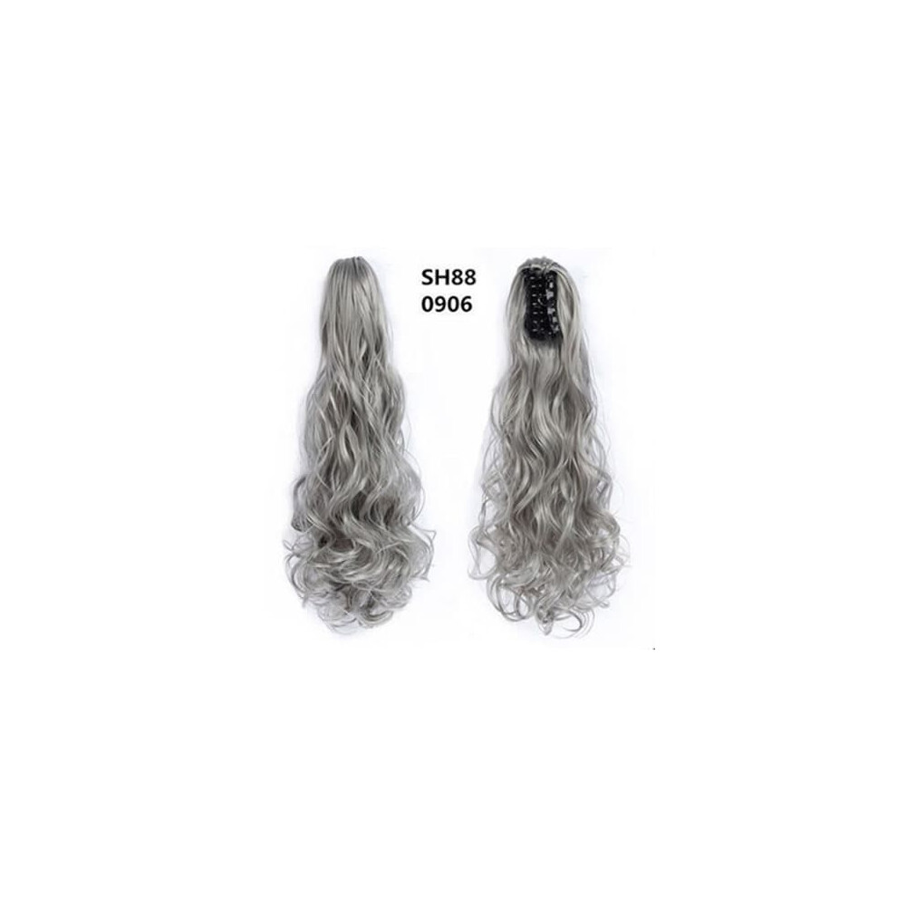 Claw Clip Ponytail Extension Curly Wavy 7