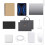 Bolsa para laptop LWITHSZG em PU, modelo mensageiro fino de 15,6 polegadas. 5