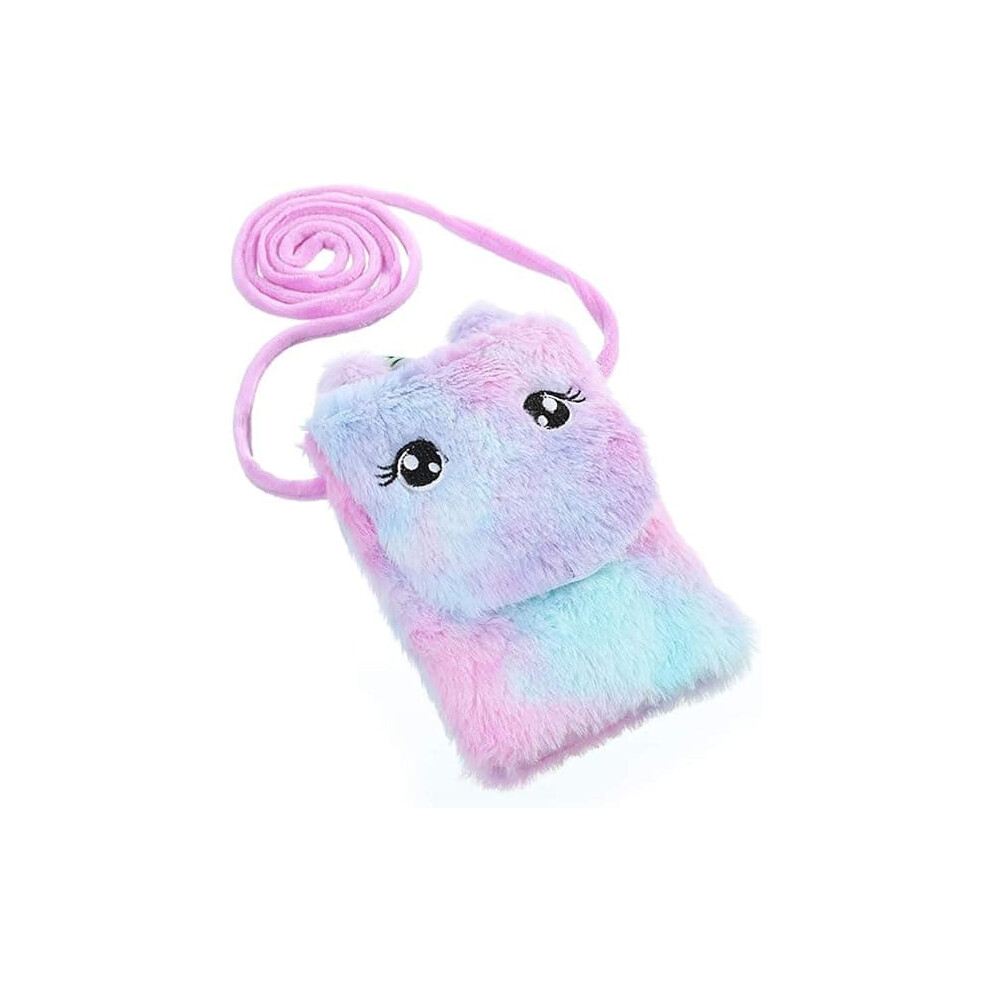 Unicorn Plush Shoulder Bag For Girls With Coin Purse And 962125387889
