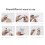 Cord Protector Silicone Charger Data Cable Protector, Silicone Power Adapter Cartoon Travel Adapter Organizer 7