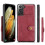 Samsung Galaxy S22 Red case with card slot 1