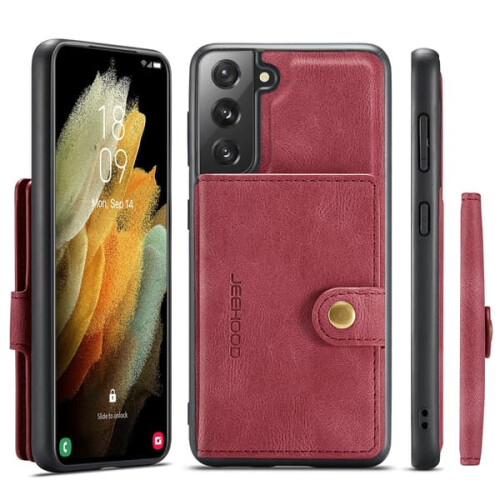 Samsung Galaxy S22 Red case with card slot