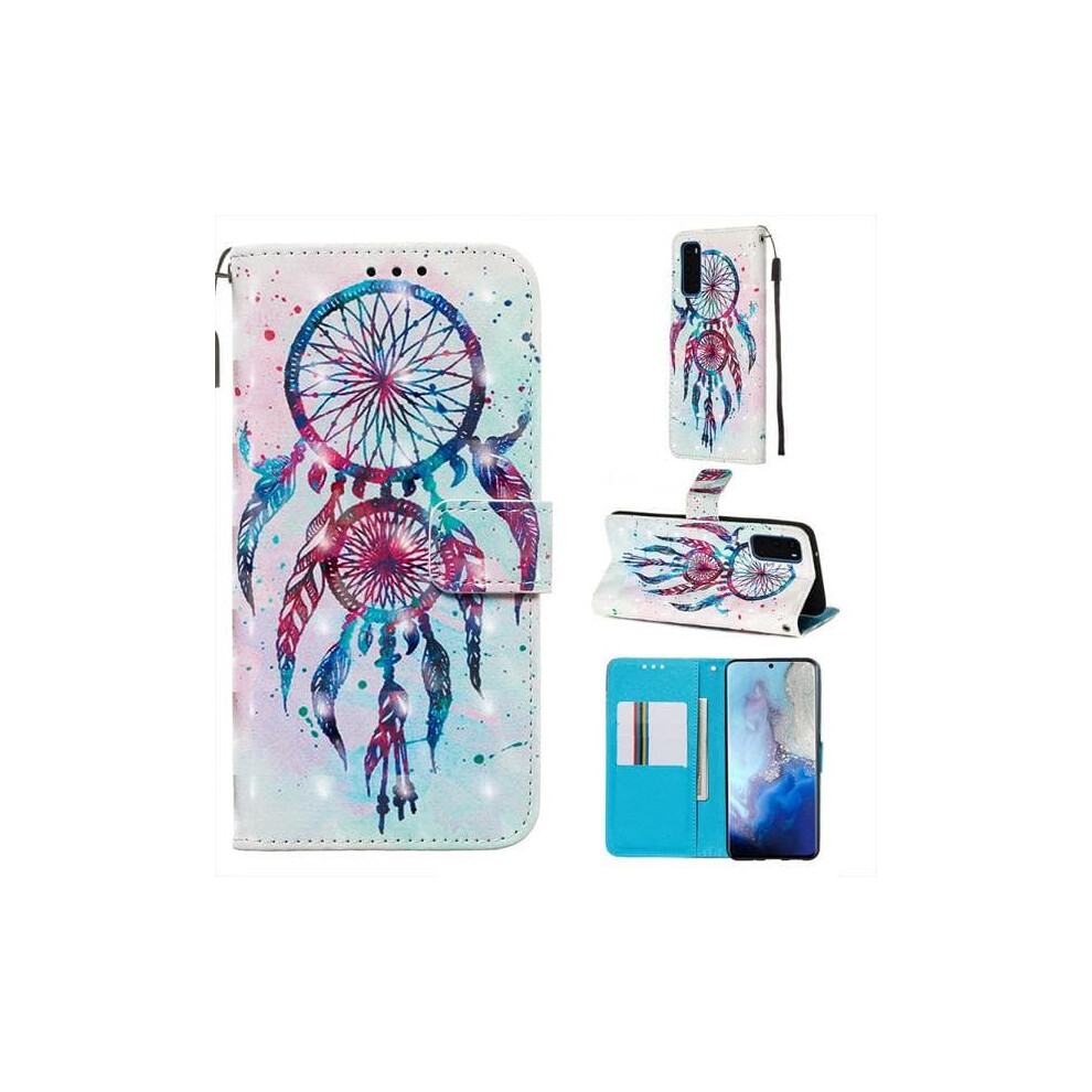 Wallet Case For Samsung Galaxy S20 Dreamcatcher Design 962125378160