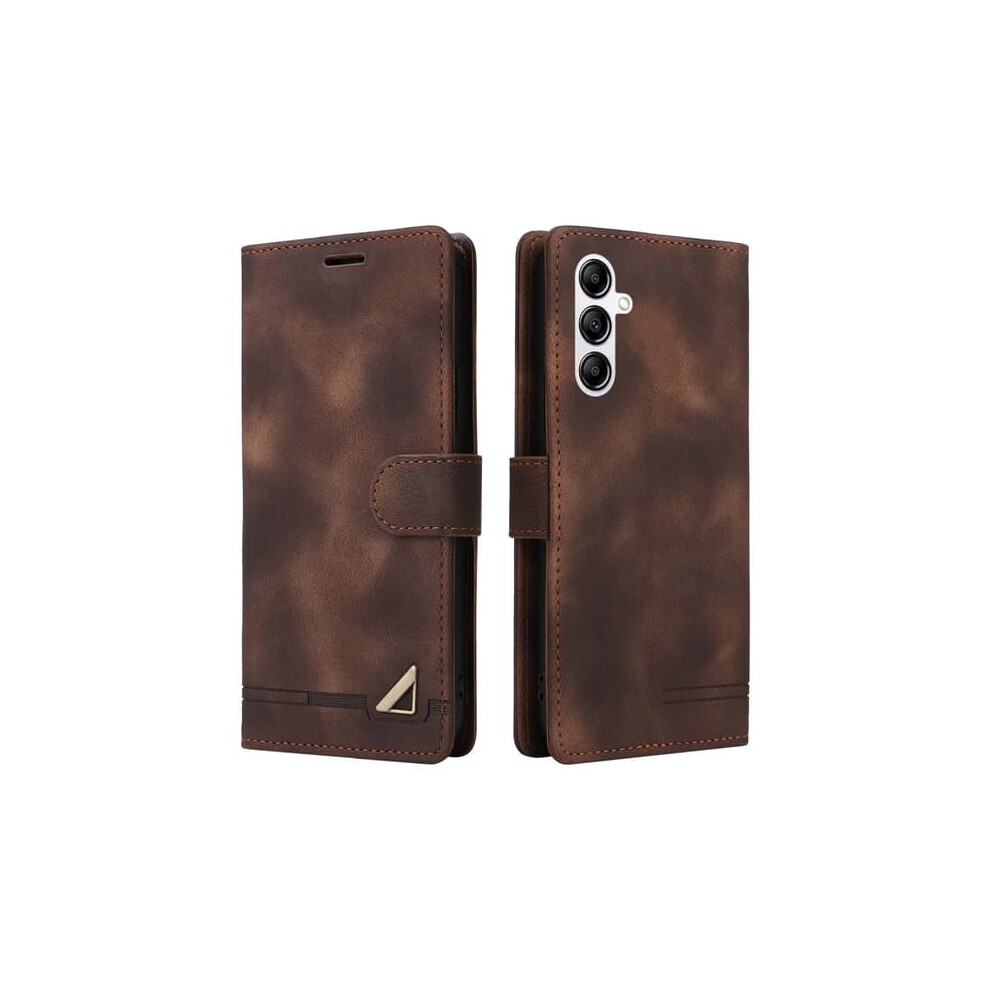 Skalo Samsung A54 5G Wallet Case Pu Leather Brown 962125389371