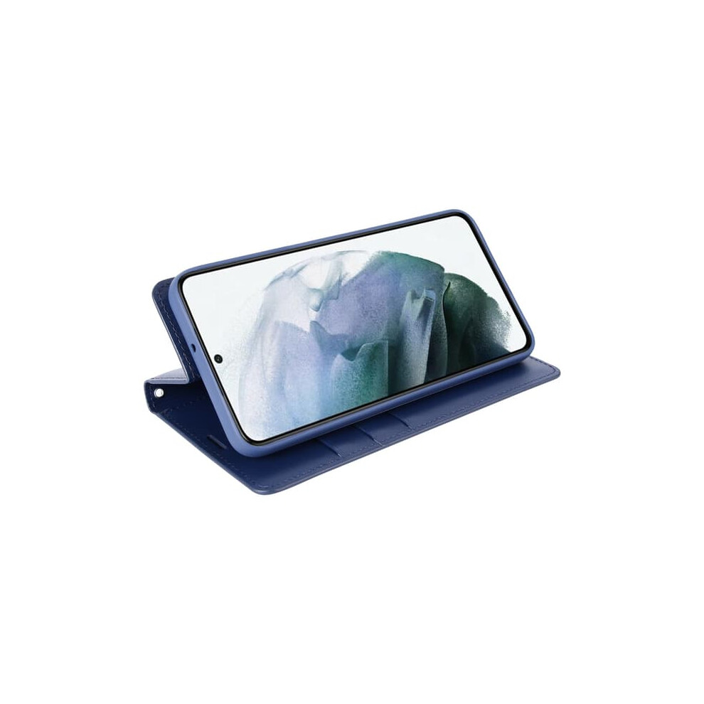 Hanman Wallet Case For Samsung Galaxy S23 Navy Blue 962125908367