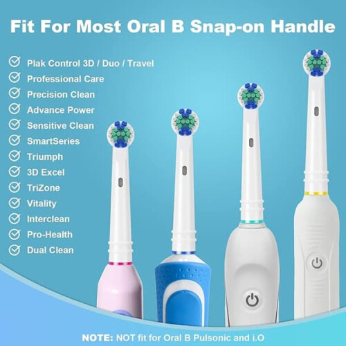 Oral-B electric toothbrush replacement heads 8-pack 1