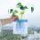 Flower Vase Fridge Magnet Blue 8